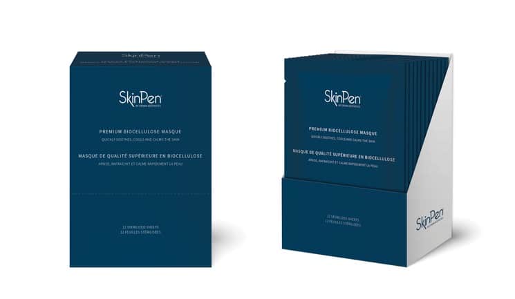 Post-treatment Premium Biocellulose Masques from SkinPen. It easy to use and safe for all skin types.